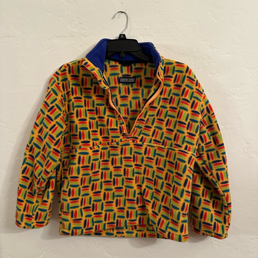 Vintage Land's End quarter zip